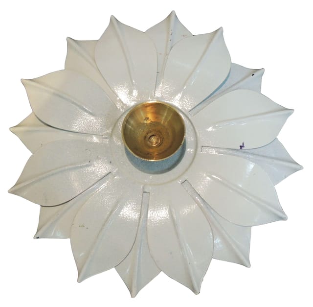 Brass Decorative colourful Diwali Diya