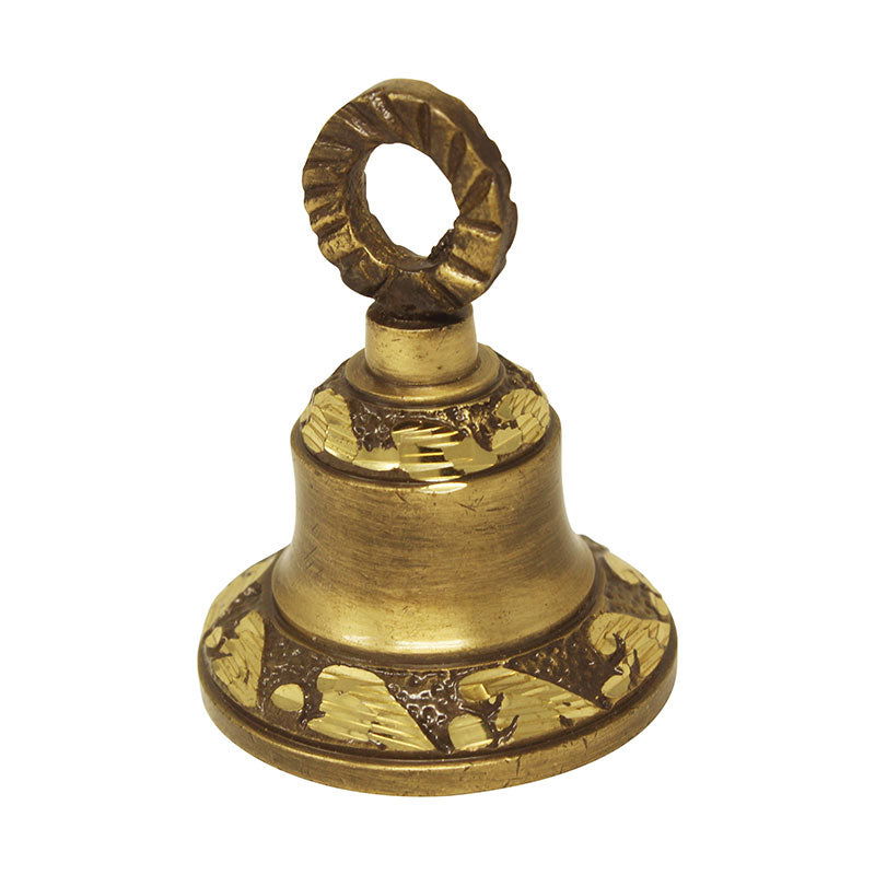 Brass Door Bell (Antique finish,size 2) - ArtyCraftz.com