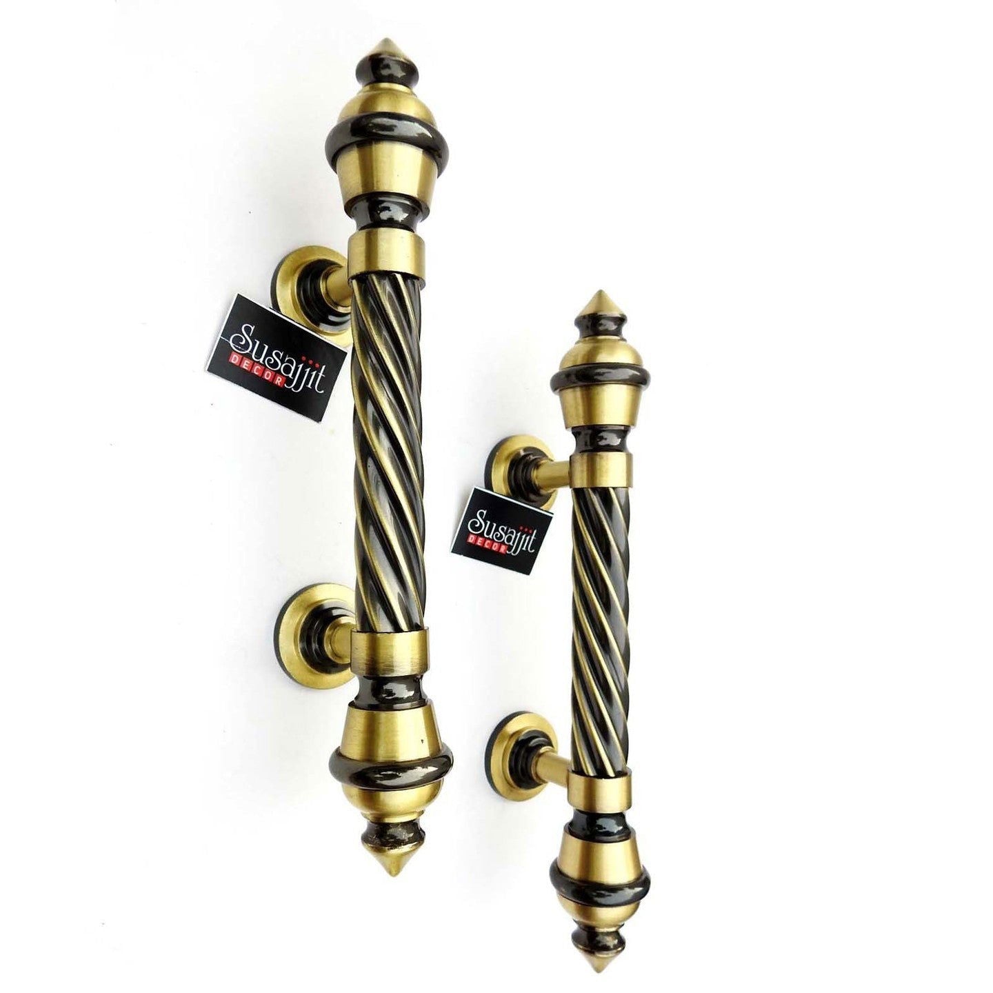 Brass Door Handle Set of 2 Pieces - ArtyCraftz.com