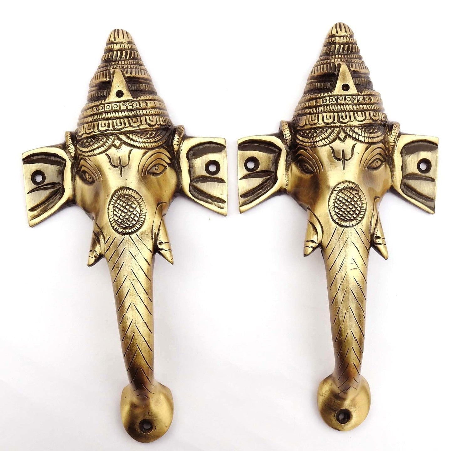 Brass Elephant Head Door Handle - ArtyCraftz.com