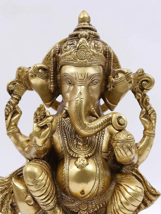 Brass Vijaya Ganapathi Idol