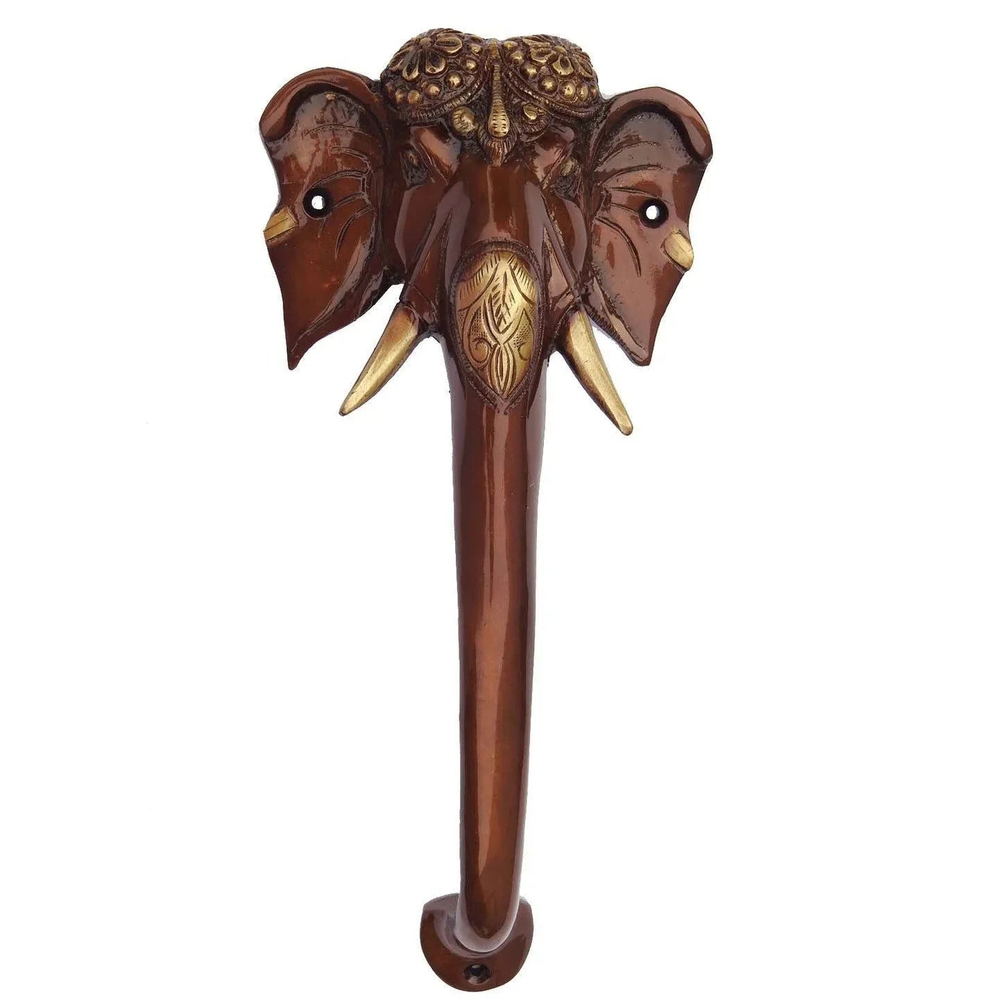 Brass Ganesha Shape Door Handle Traditional and Antique Door Handle Gives Royal Look your Door (Set of 2 Door Handle) - ArtyCraftz.com