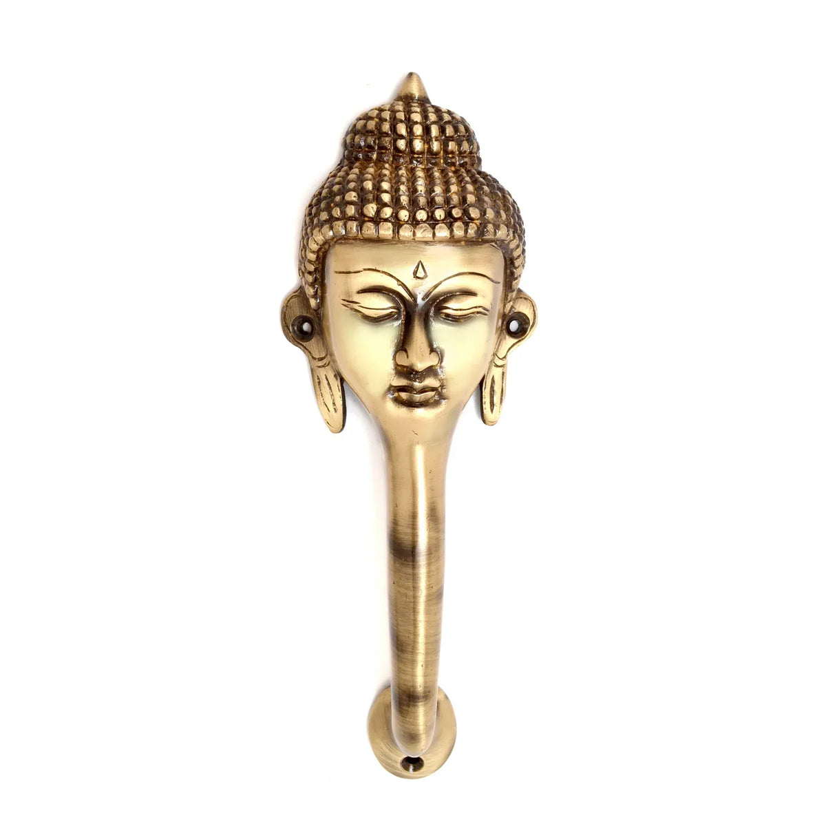 Brass Gautam Buddha Door Handle-ArtyCraftz.com