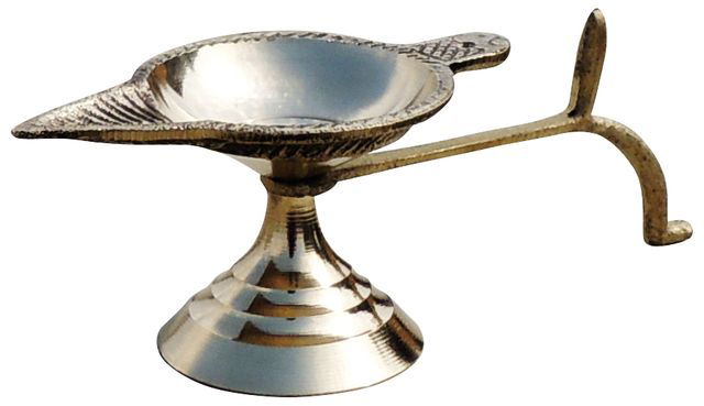 Brass Gift Center Ek Batti Arti With Medium Finish - ArtyCraftz.com