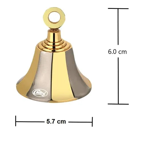 Brass Gold-Silver Decorative Small Door Bells for Pooja Room-ArtyCraftz.com