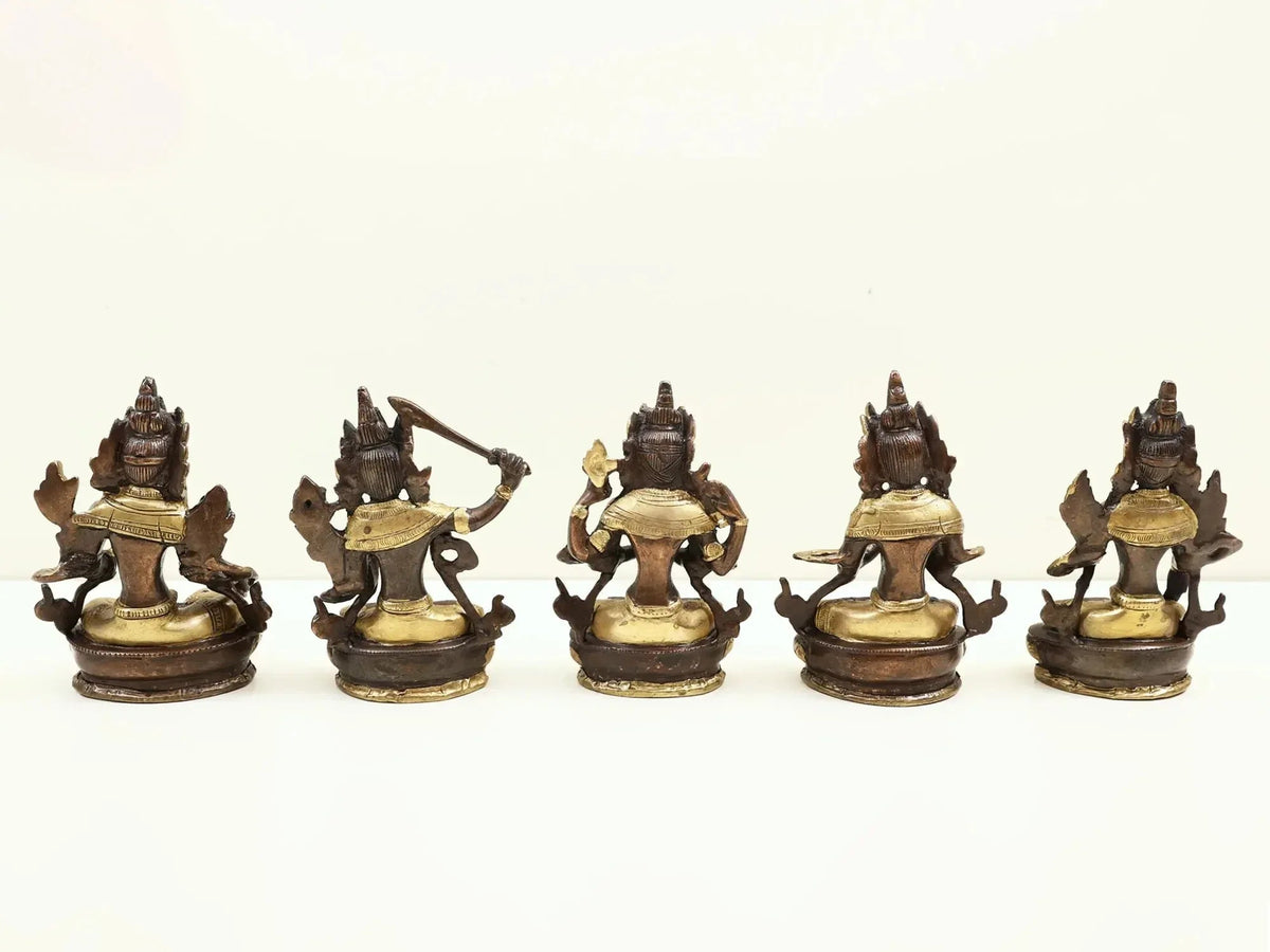 Brass Green Tara, Manjushri, Chenrezig, Vajradhara White Tara-ArtyCraftz.com
