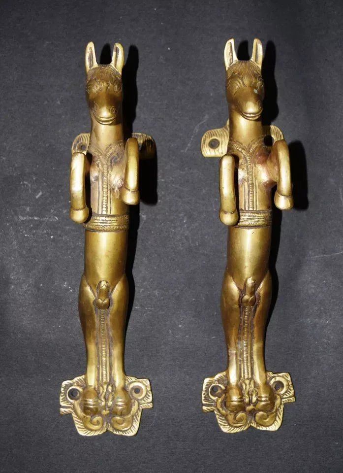 Brass Horse Shape Door Handle