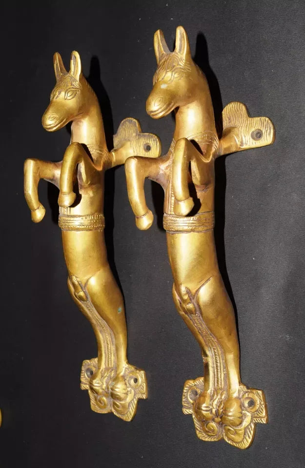Brass Horse Shape Door Handle