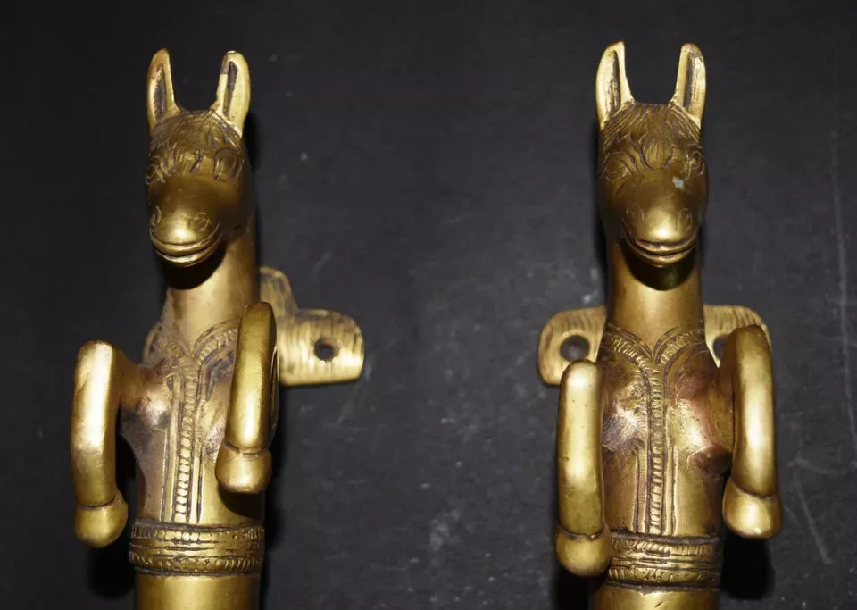 Brass Horse Shape Door Handle