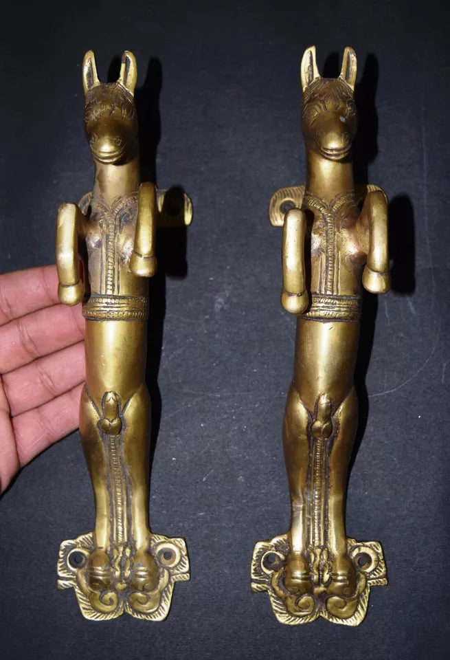 Brass Horse Shape Door Handle