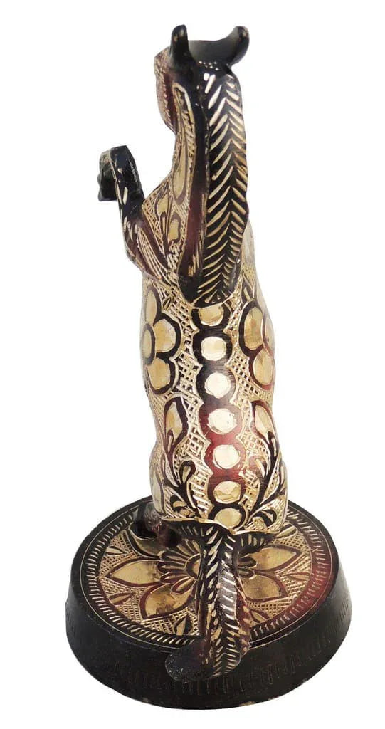Brass Jumping Horse Statue Showpiece - ArtyCraftz.com