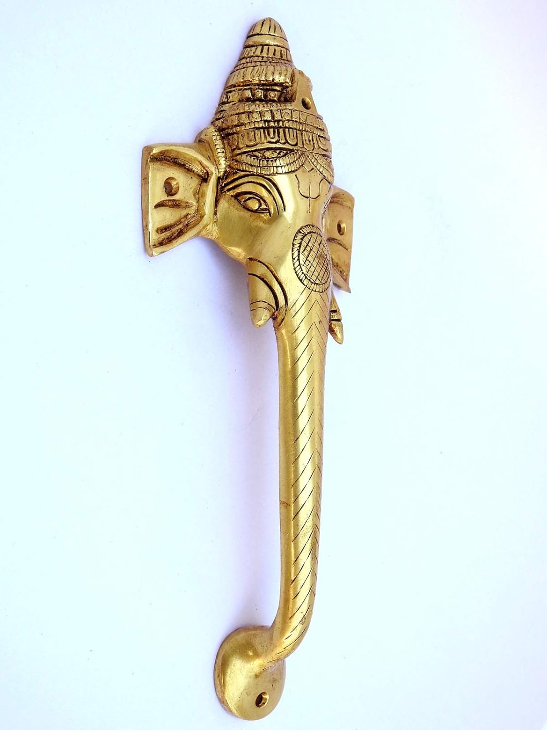 Brass Lord Ganesha Door Handle-ArtyCraftz.com