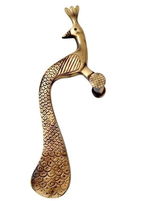 Brass Made Peacock Door Handle-ArtyCraftz.com