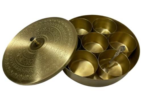 Brass Masala Box