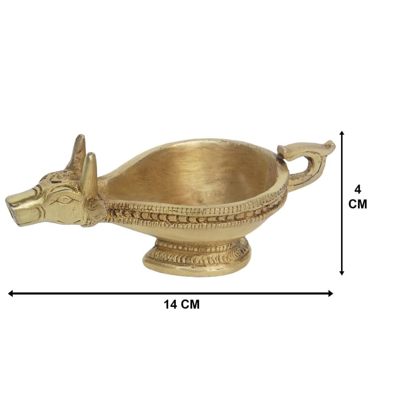 Brass Nandi Oil Lamp