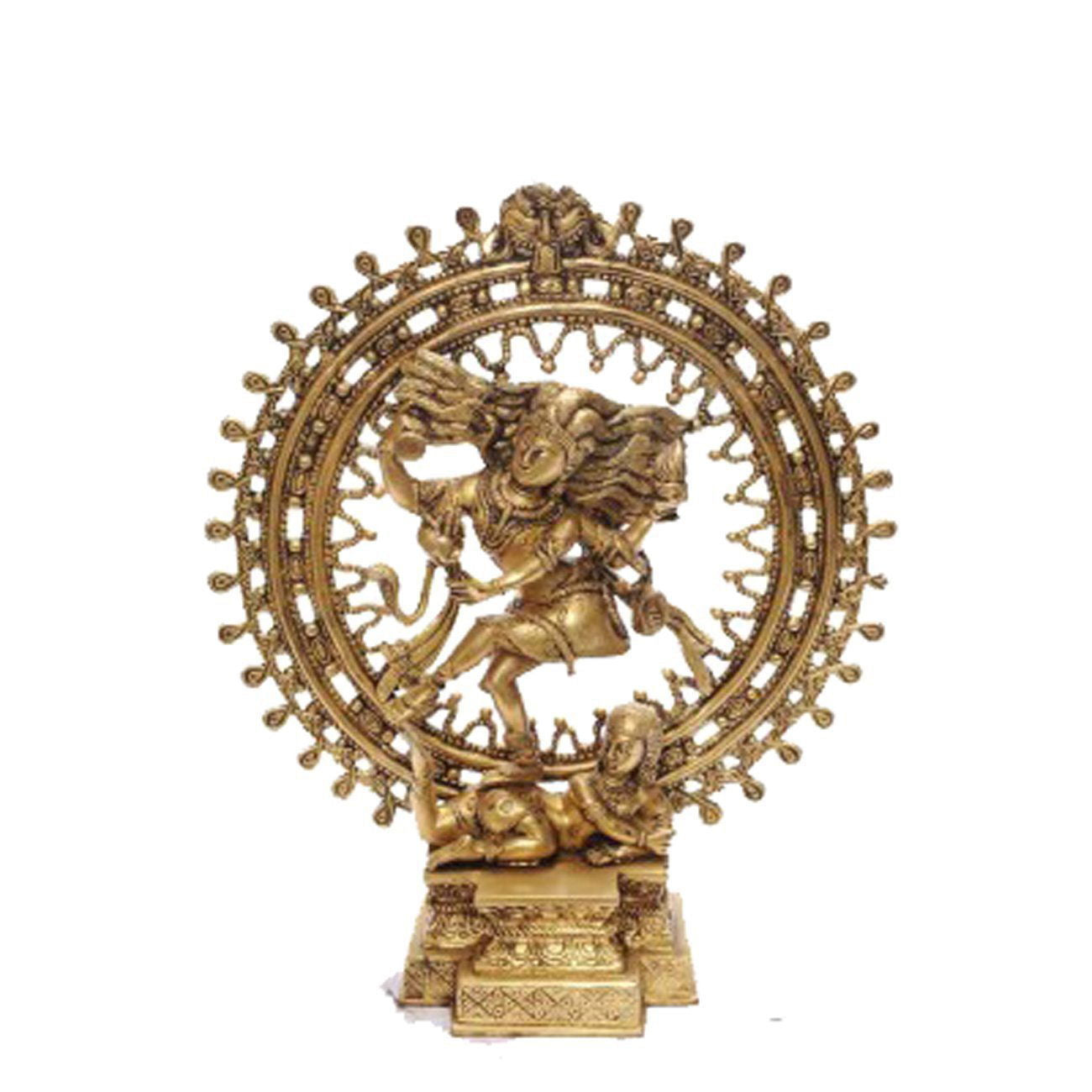 Brass Nataraja Idol Home Decor Gifting 43.18cm X 38.1cm - ArtyCraftz.com