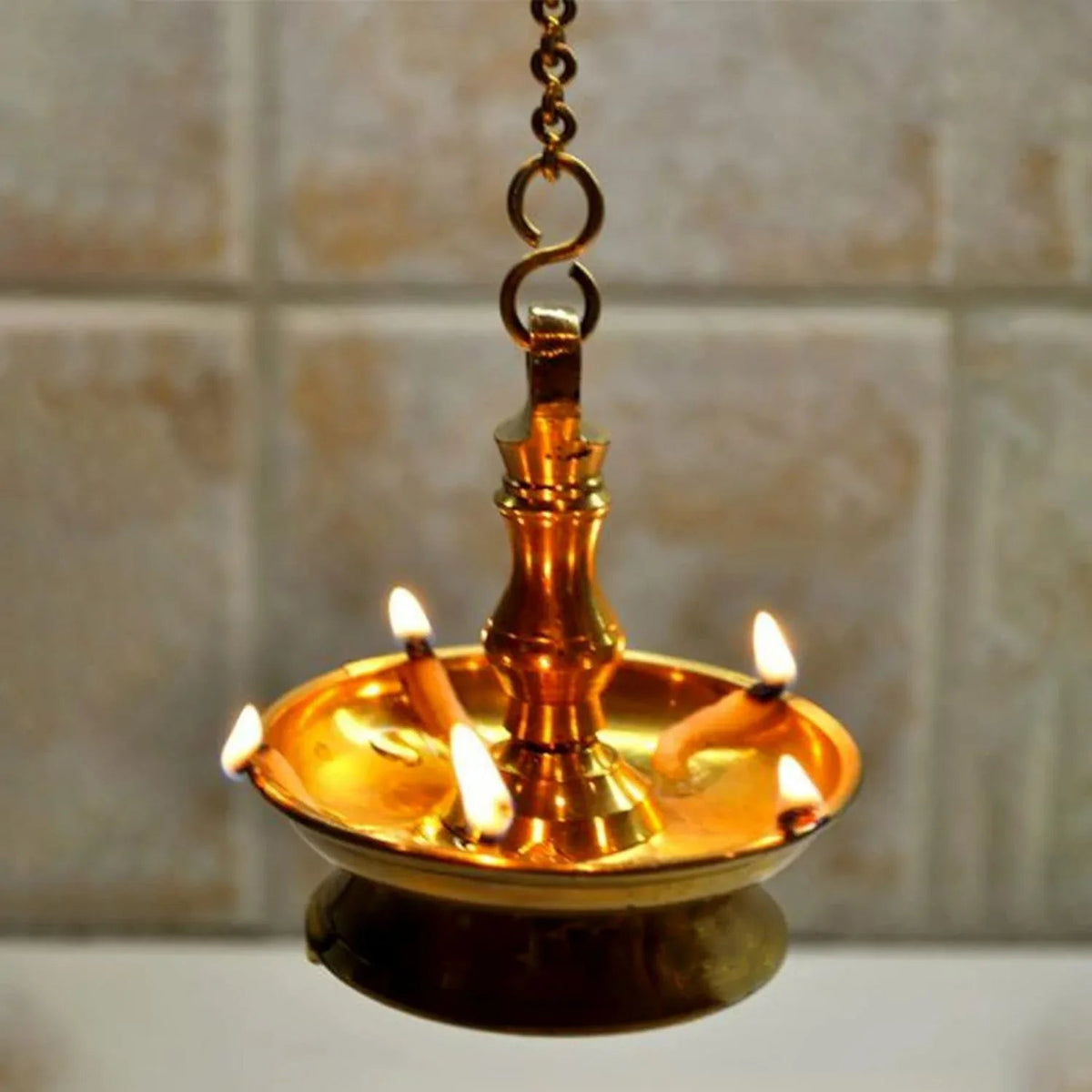 Brass Plain Thooku vilakku-ArtyCraftz.com