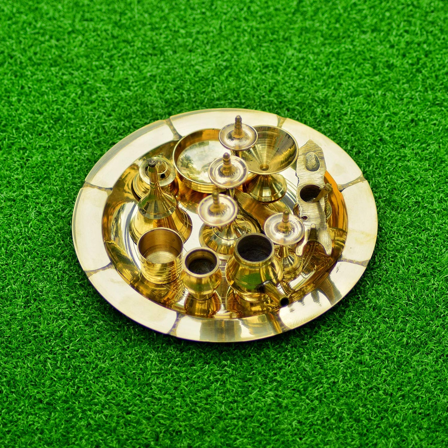 Brass Pooja Set Kerala Astamangalya