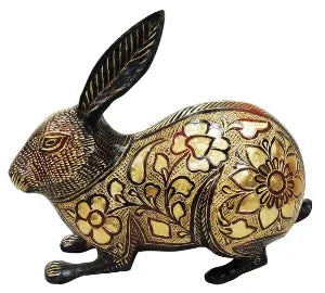 Brass Rabbit Decorative Showpiece- ArtyCraftz.com