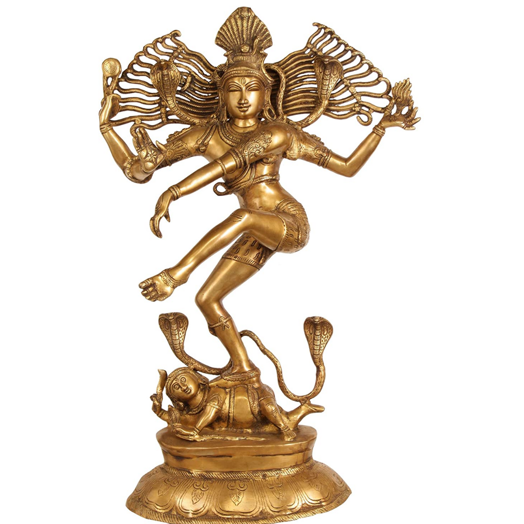 Brass Rare Nataraja Statue, Height 30" - ArtyCraftz.com