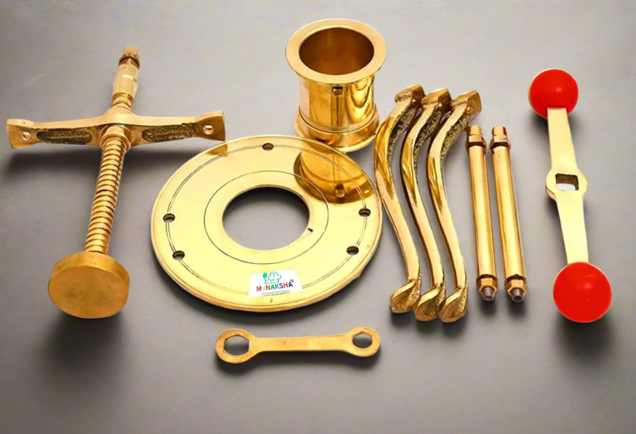 Brass Sevanazhi with 3 Legs-ArtyCraftz.com