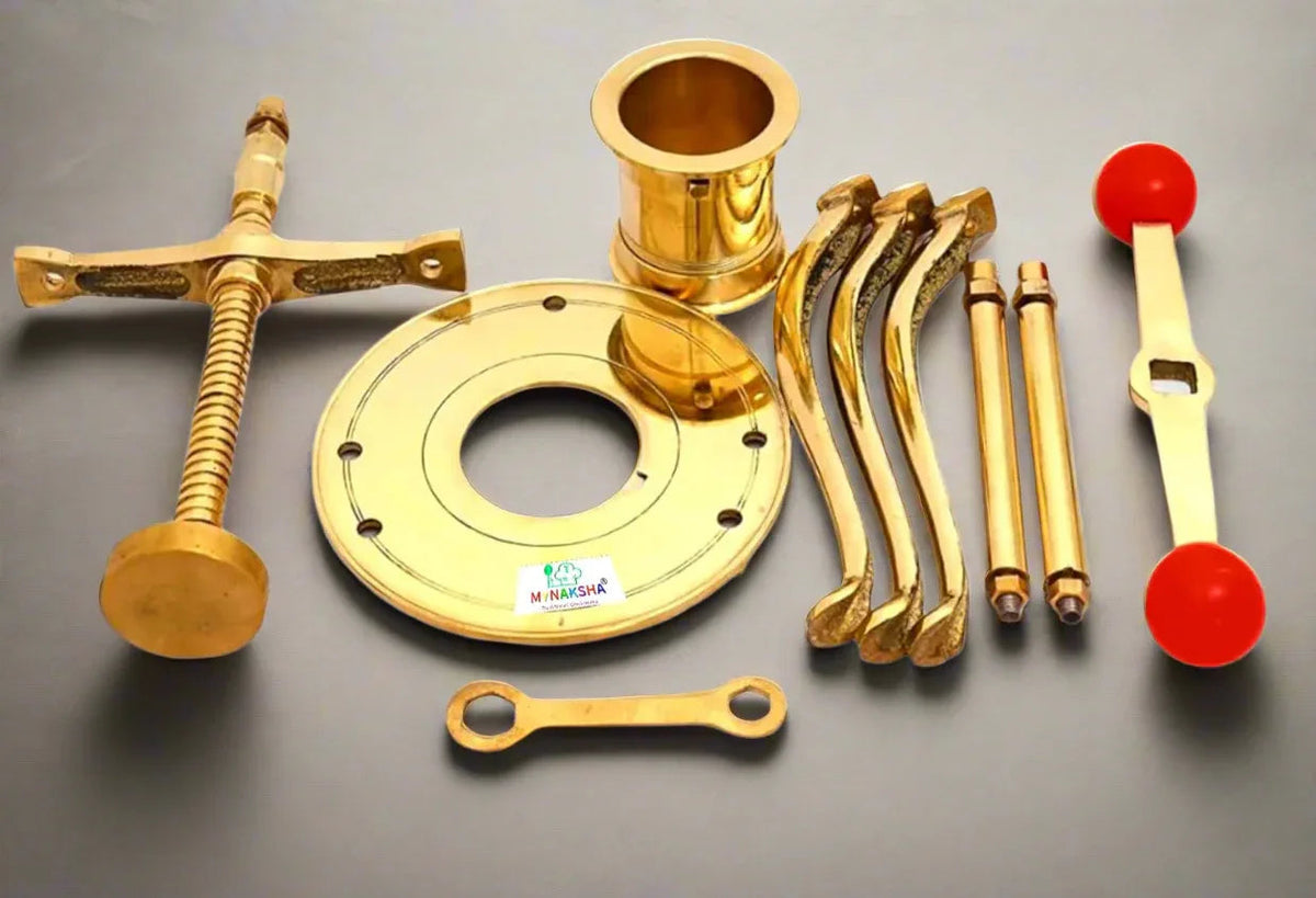 Brass Sevanazhi with 3 Legs-ArtyCraftz.com