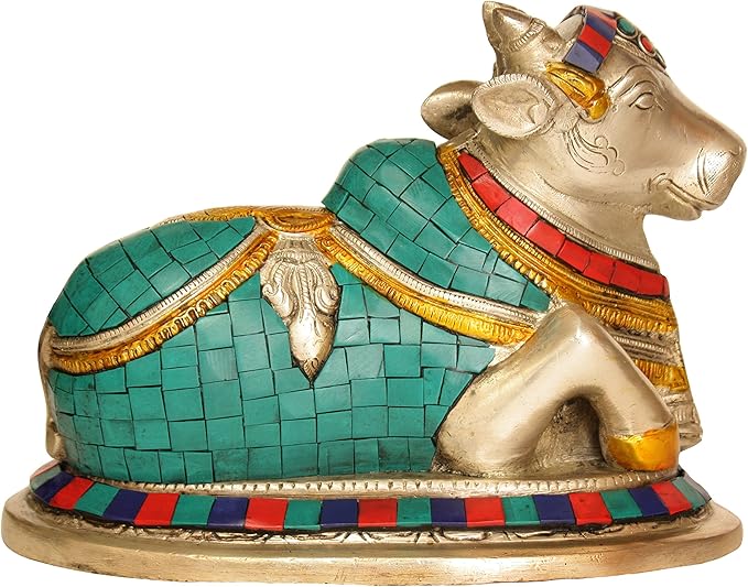 Brass Shiva Nandi Statue