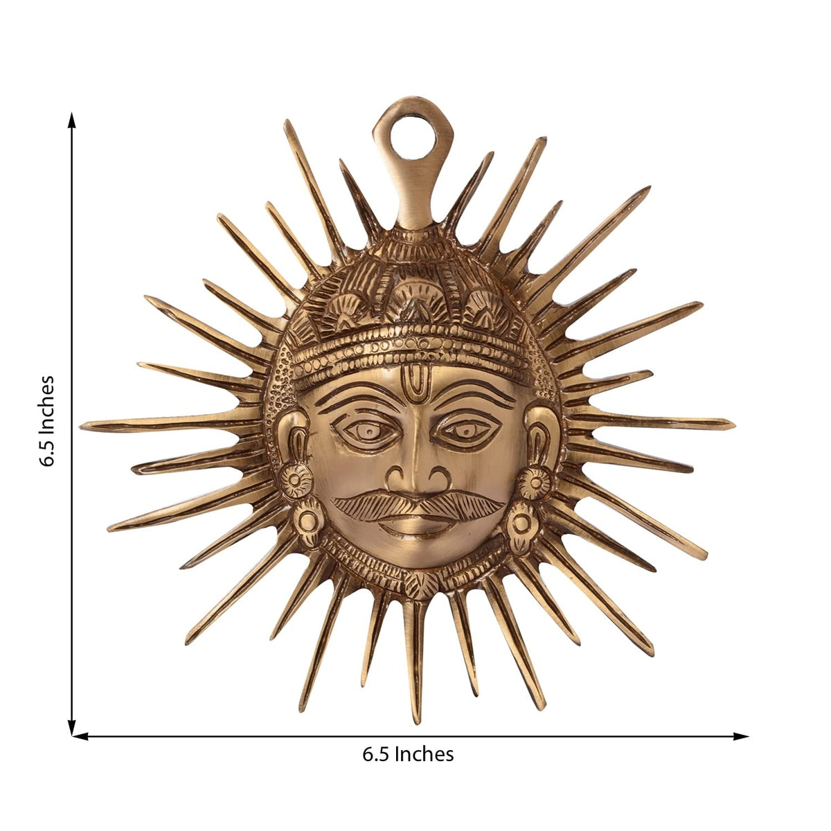 Brass Surya Face Wall Hanging-ArtyCraftz.com