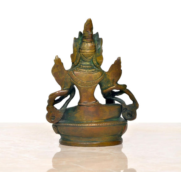 Brass Tara Devi Idol-ArtyCraftz.com