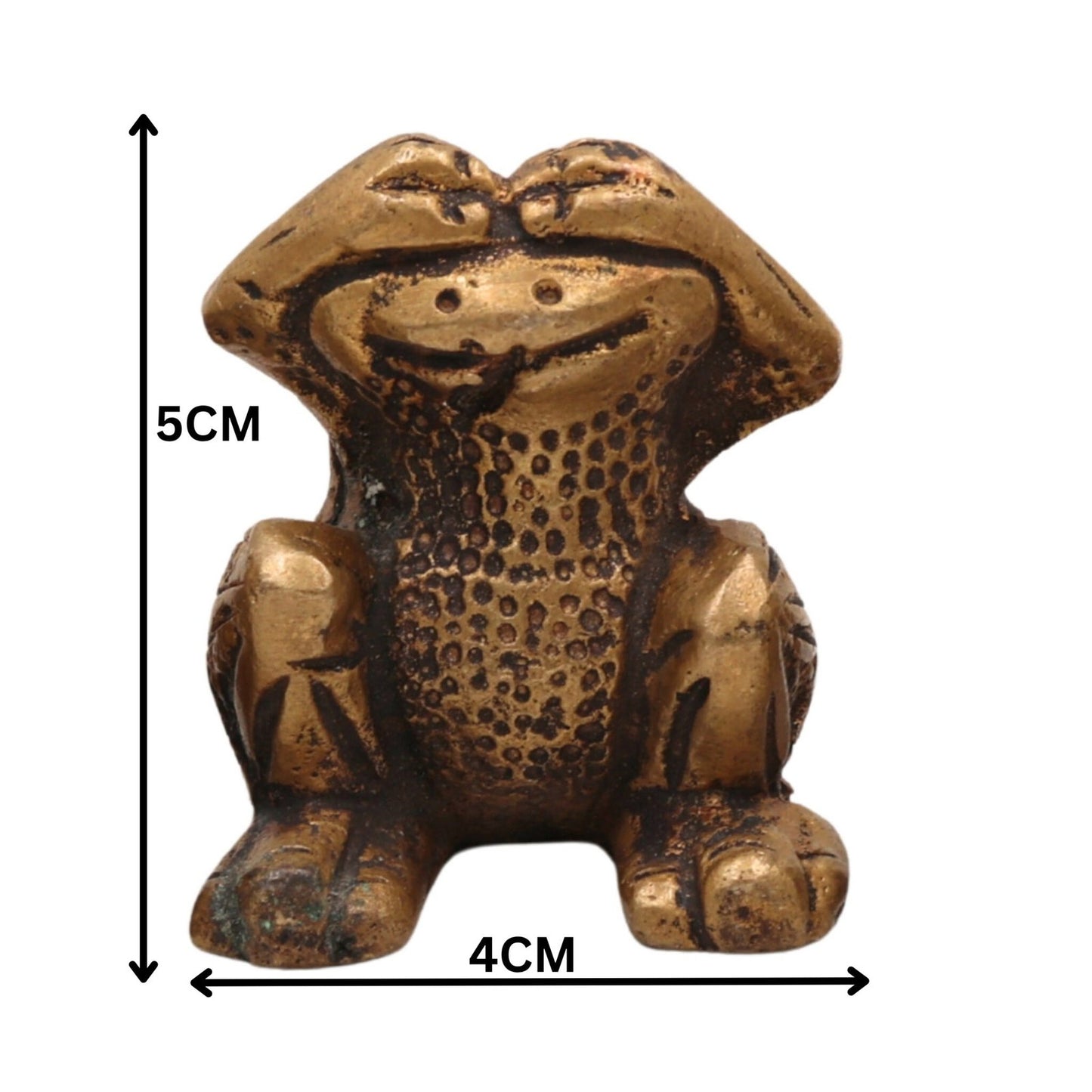 Brass Three Wise Frogs Statue-ArtyCraftz.com