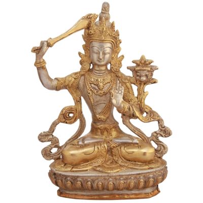 Brass Tibetan Buddhist Deity Vajradhara