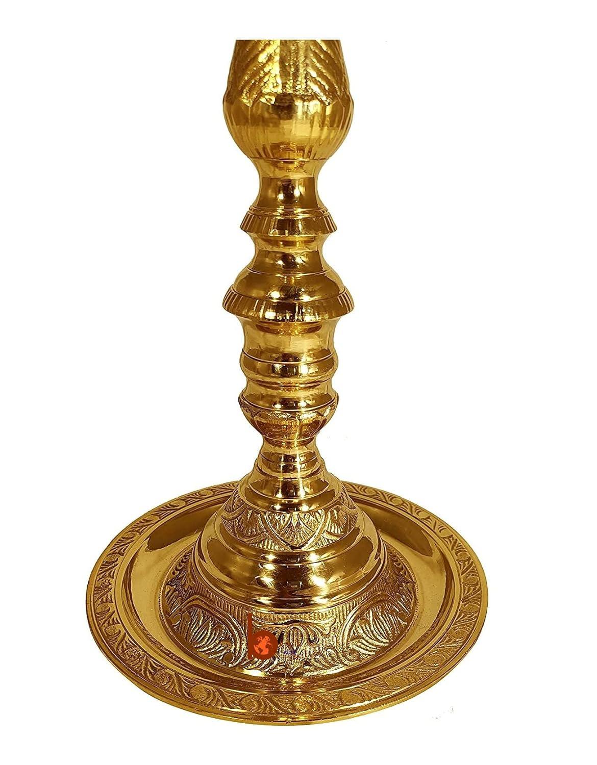 Brass Traditional Peacock Kuthuvilakku Inauguration Diya-ArtyCraftz.com