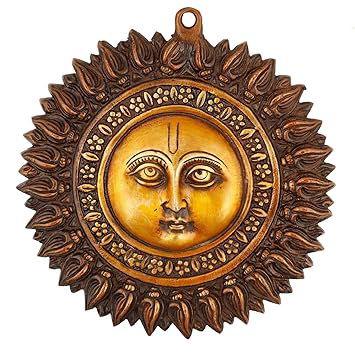 Brass Vastu Surya Wall Hanging Home Decor Gifting - ArtyCraftz.com