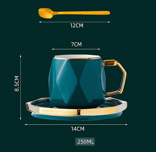 Breakfast Snacks Coffee Cup and Saucer Set