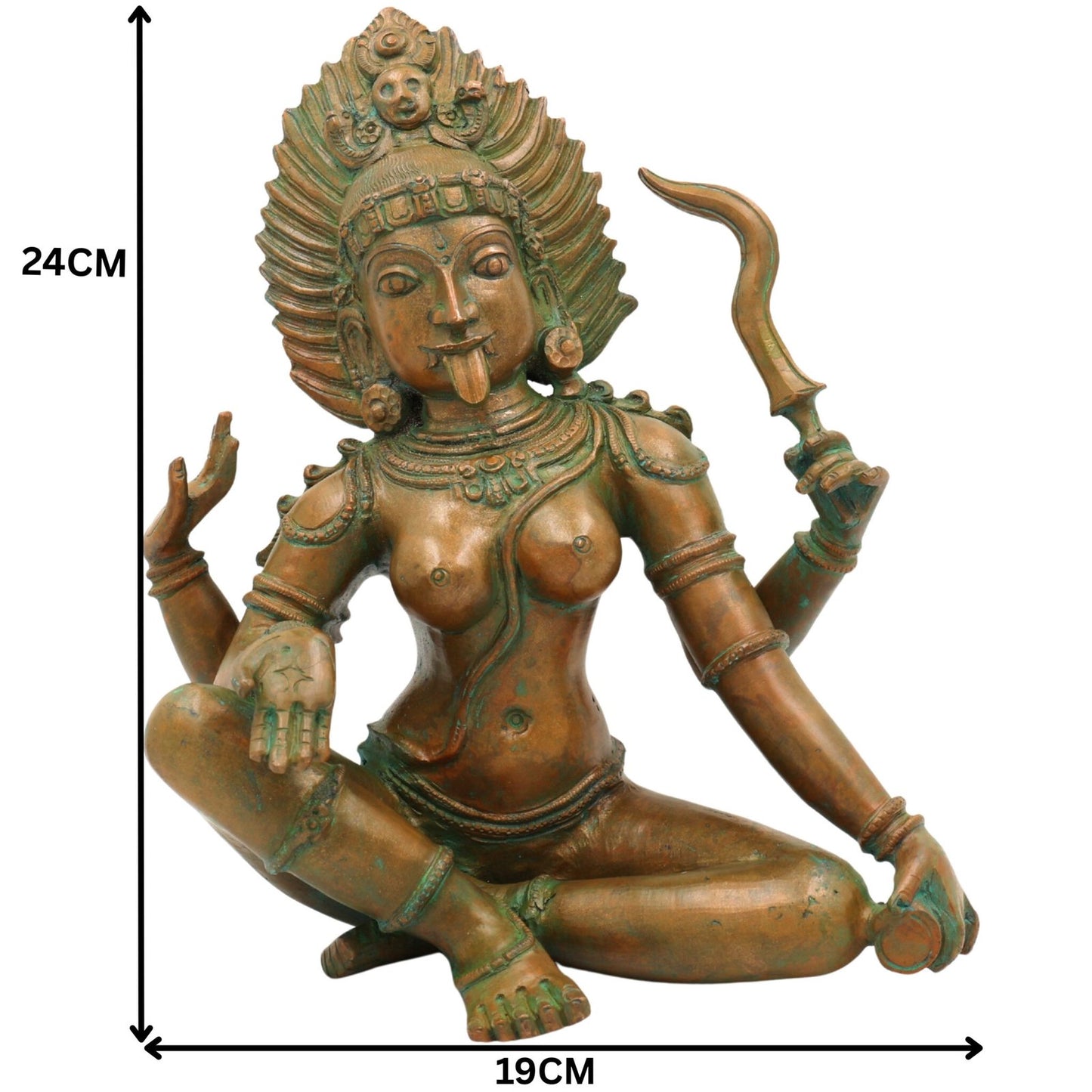 Bronze Goddess Kali Statue-ArtyCraftz.com