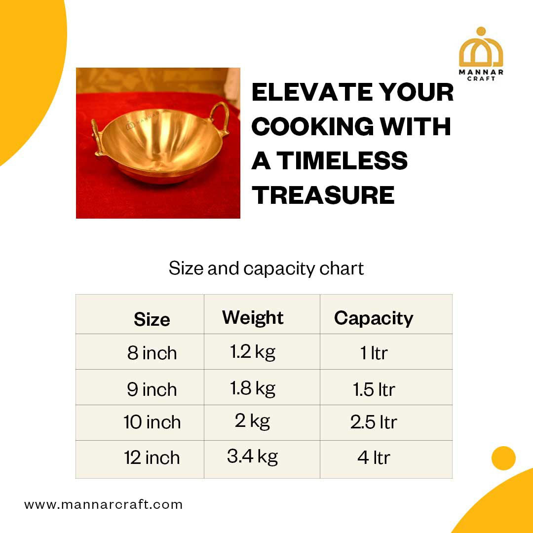 Bronze Kadai for Cooking and Deep Fry - ArtyCraftz.com