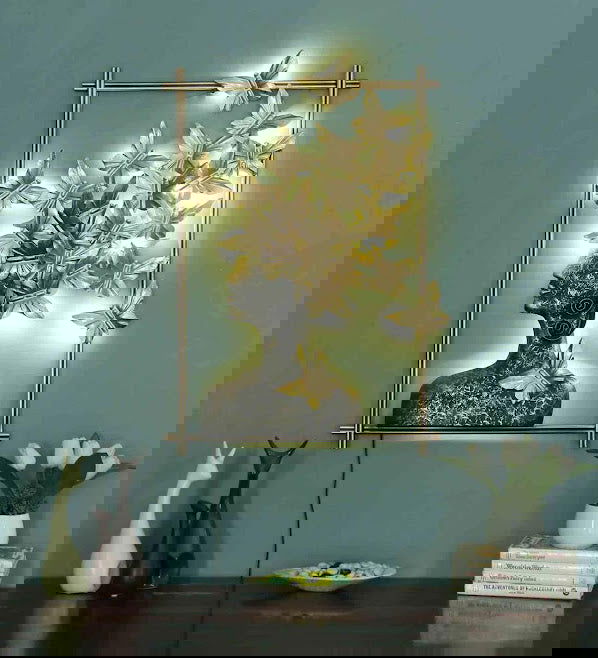 Butterfly Queen LED Metal Wall Art- ArtyCraftz.com