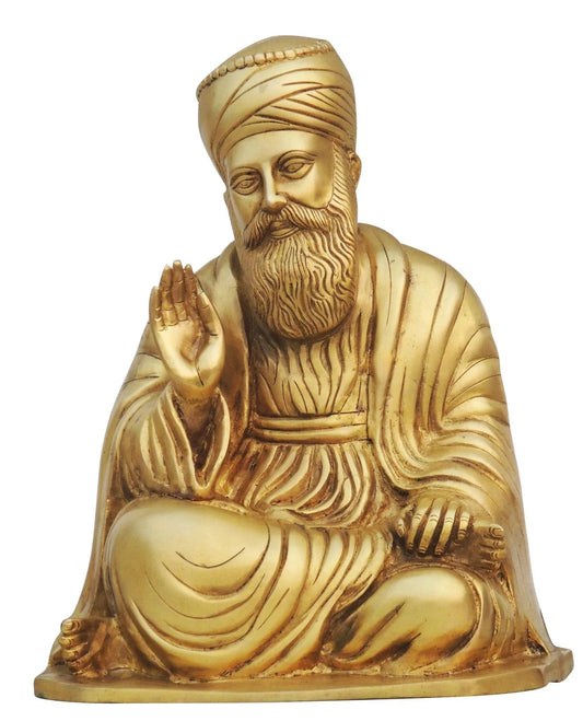 Brass Guru Nanak Statue Showpiece ArtyCraftz