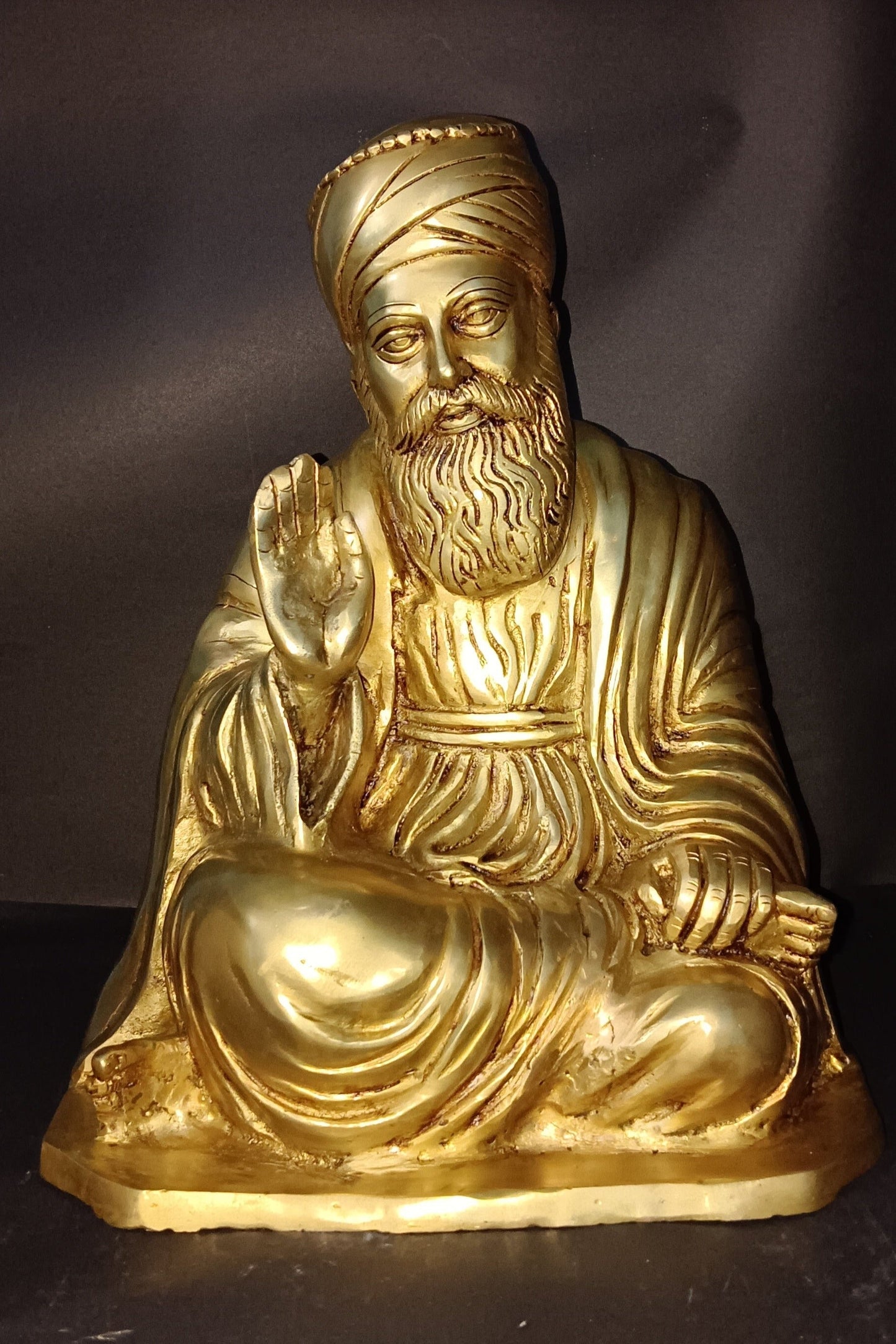 Brass Guru Nanak Statue Showpiece ArtyCraftz