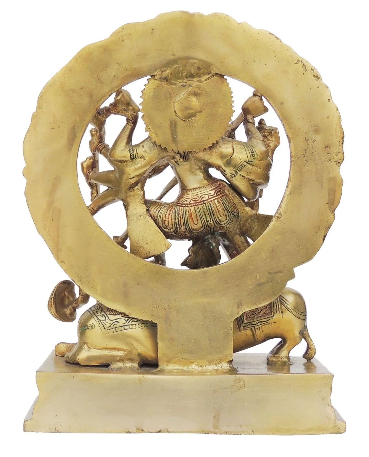 Brass Mahishasuramardini Goddess Durga Statue ArtyCraftz