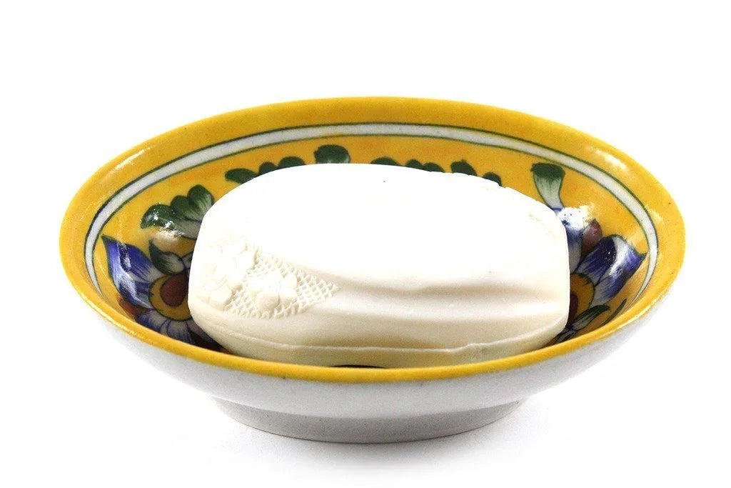 Ceramic Soap Dish and Toothbrush Holder-ArtyCraftz.com