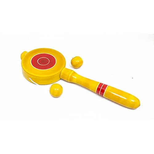 Channapatna Toys Non Toxic Wooden Baby Rattles