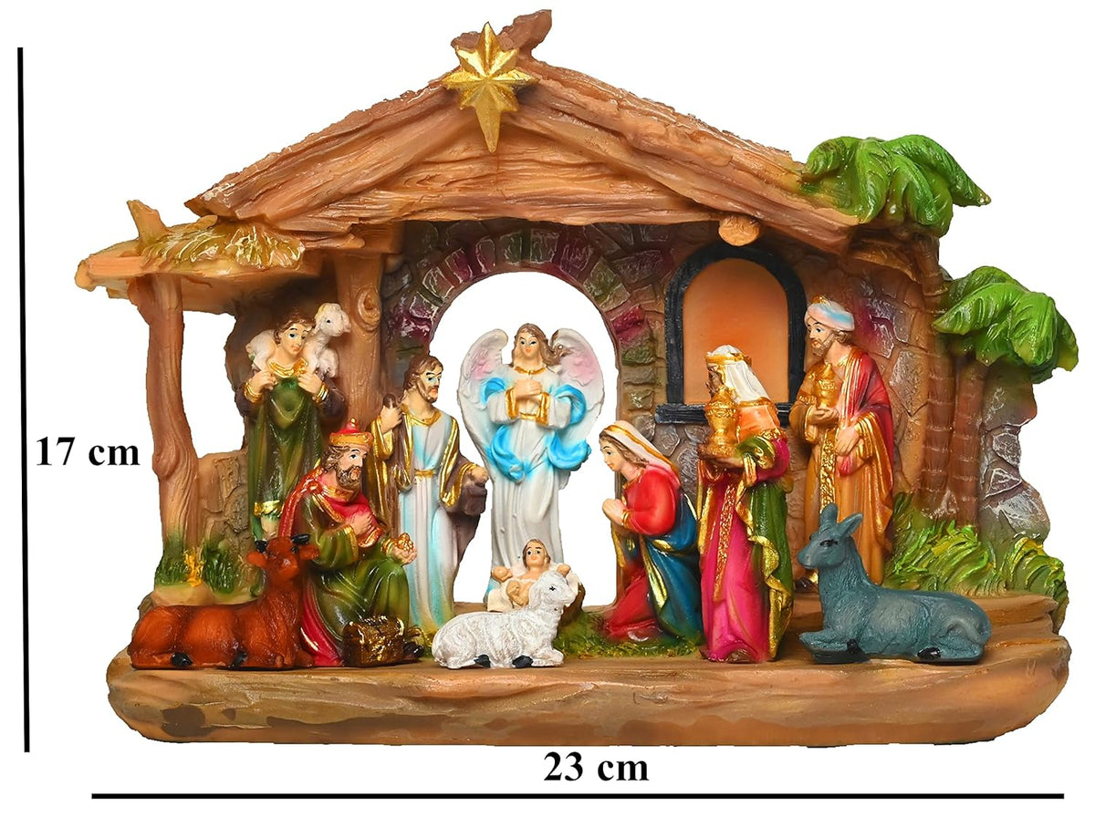 Christmas Nativity Scene Set with Stable-ArtyCraftz.com