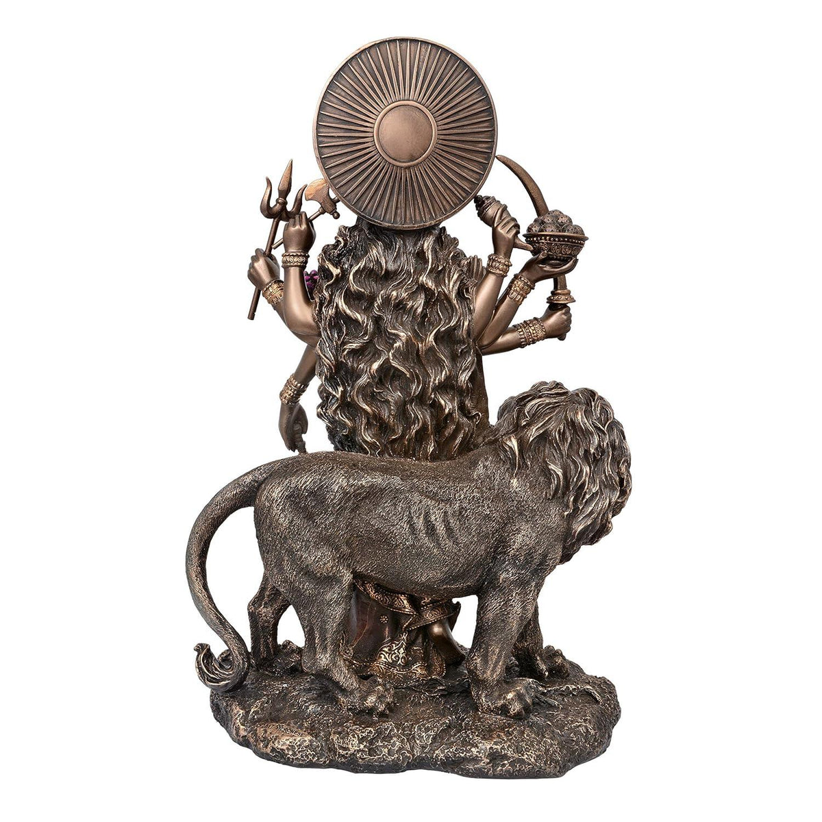 Cold Cast Resin Divine Mata Durga Idol-ArtyCraftz.com
