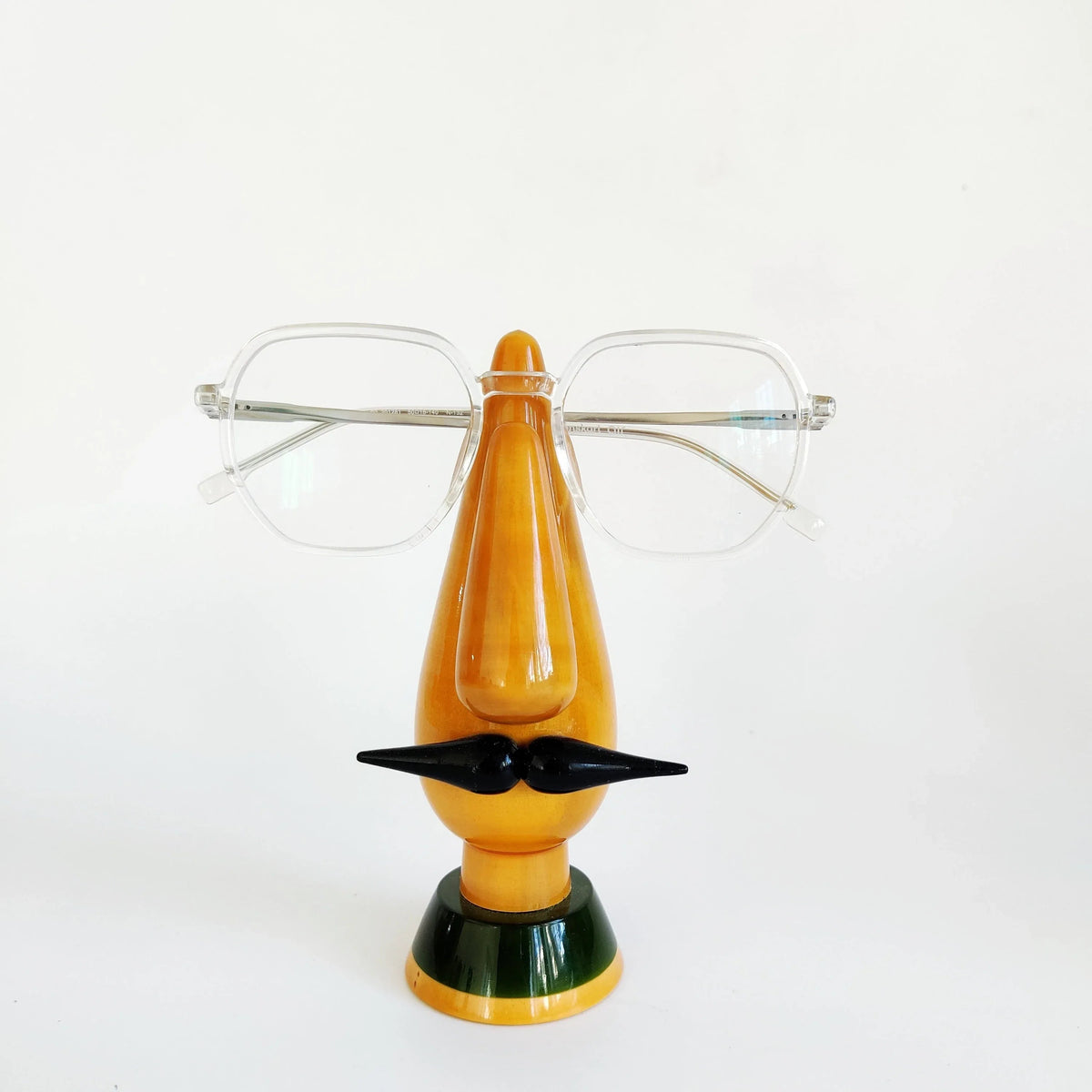 Colourful Channapatna wooden spectacles holders in traditional character designs-artycraftz.com