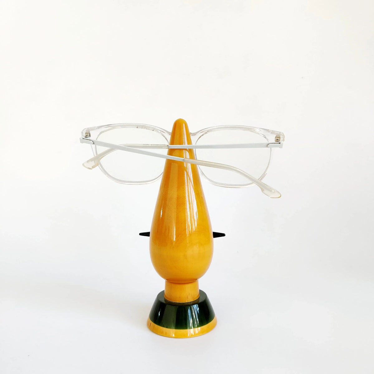 Colourful Channapatna wooden spectacles holders in traditional character designs-artycraftz.com