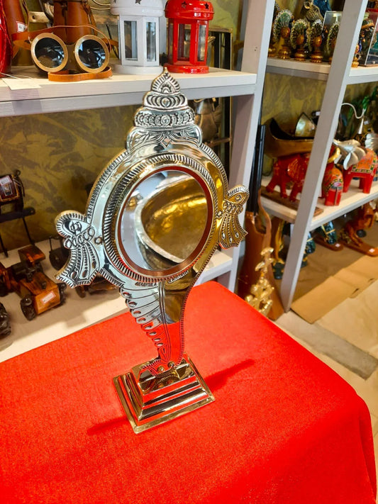 Conch Shell Design with Base Aranmula Kannadi-ArtyCraftz.com