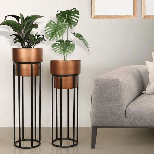 Copper Planter set of 2 Planter - ArtyCraftz.com