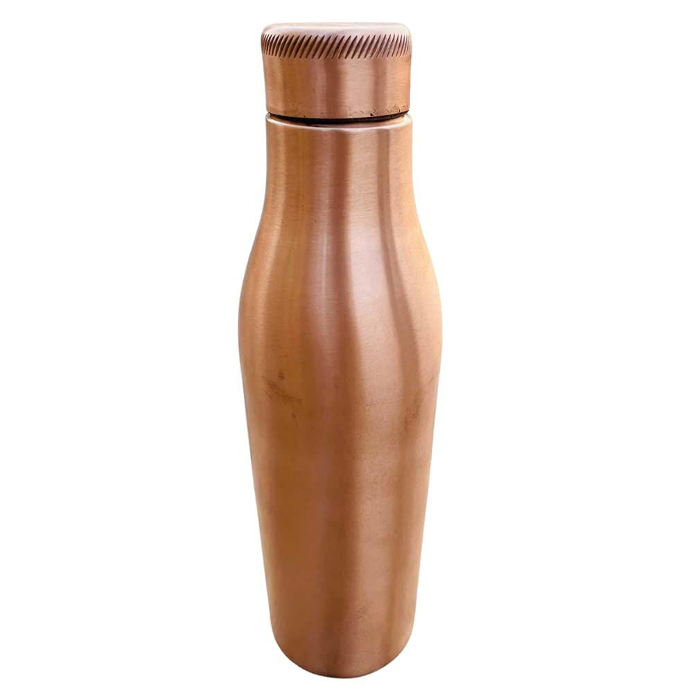 Copper Sleek Design Water Bottle, Leak Proof Copper Bottles 800ml - ArtyCraftz.com