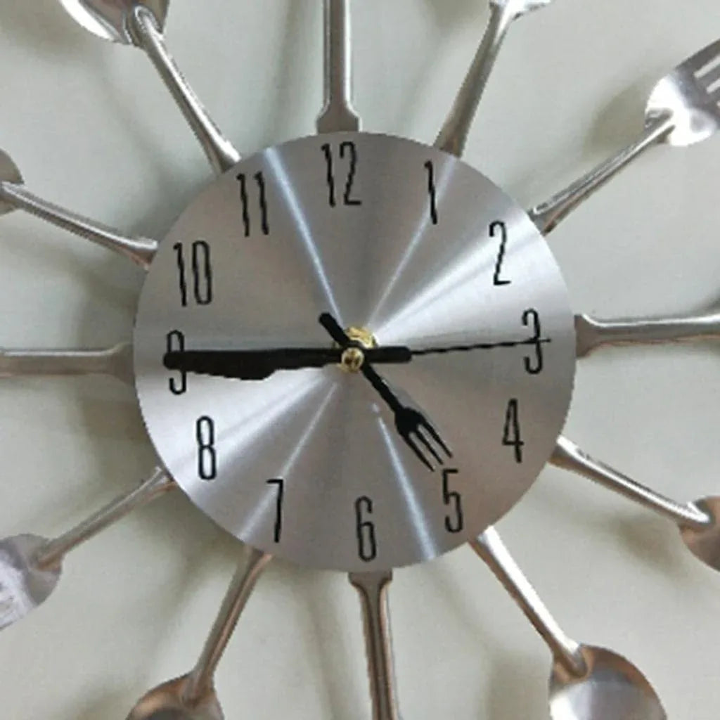 Cutlery Set Kitchen Wall Clock